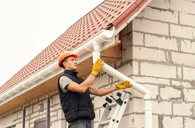 Pose et remplacement de gouttières à Iteuil